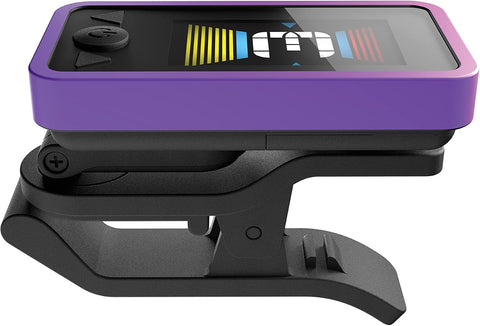 D'Addario Eclipse Headstock Clip-On Guitar Tuner, Purple