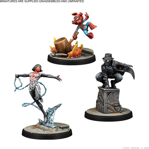 Marvel: Crisis Protocol Silk, Spider-Ham & Spider-Man Noir Character Pack
