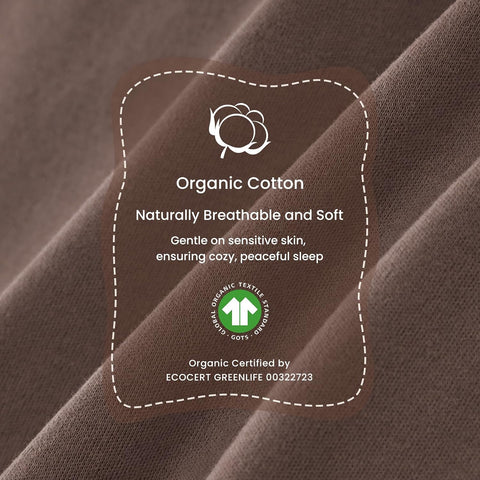 KaiyaBaby Organic Cotton Baby Sleep Sack, Long Sleeve 2.5 TOG, 18-36M