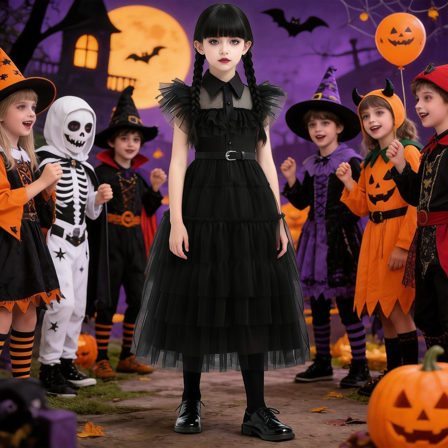 Kids Halloween Costumes for Girls Princess Costume Cute Accessories