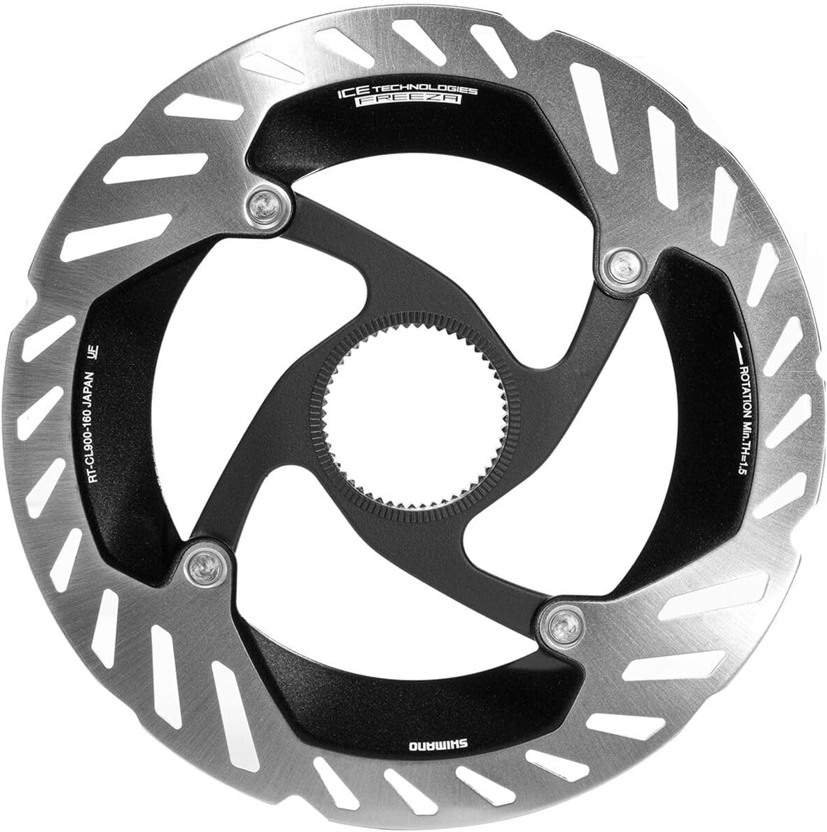 Shimano Rt-Cl900 Rotor - Centerlock Silver, 160Mm