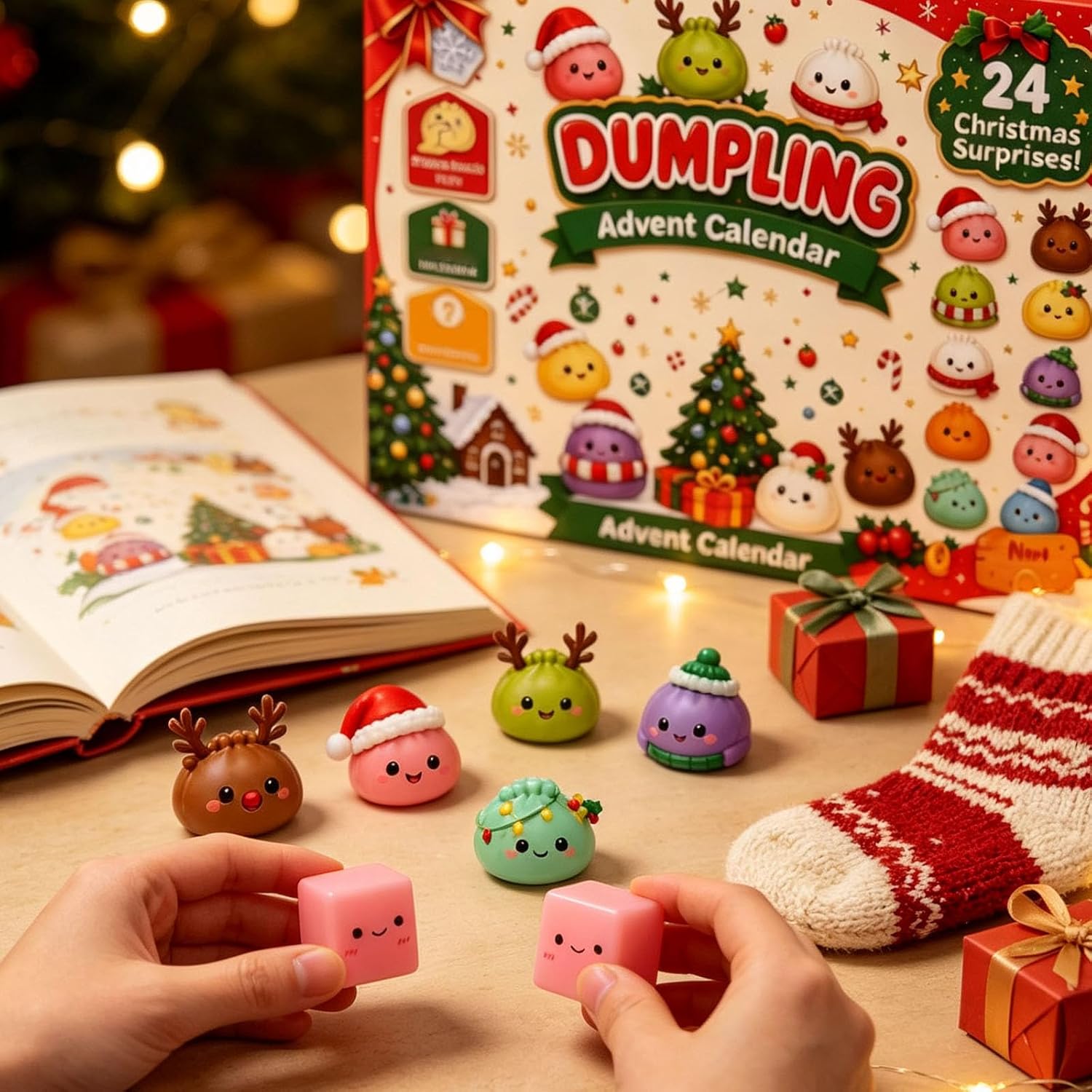 Squishies Advent Calendar 2026 Christmas Countdown Calendar，Style A