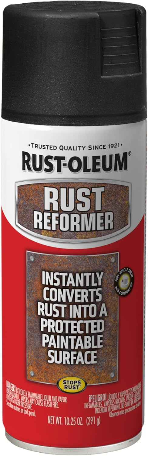 Rust-Oleum Stops Rust Reformer Black Spray Paint for Painted and Bare Metal