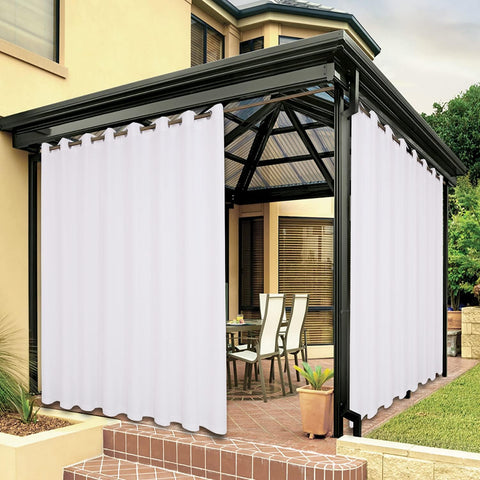 BONZER Waterproof Indoor/Outdoor Curtains for Patio Thick Privacy