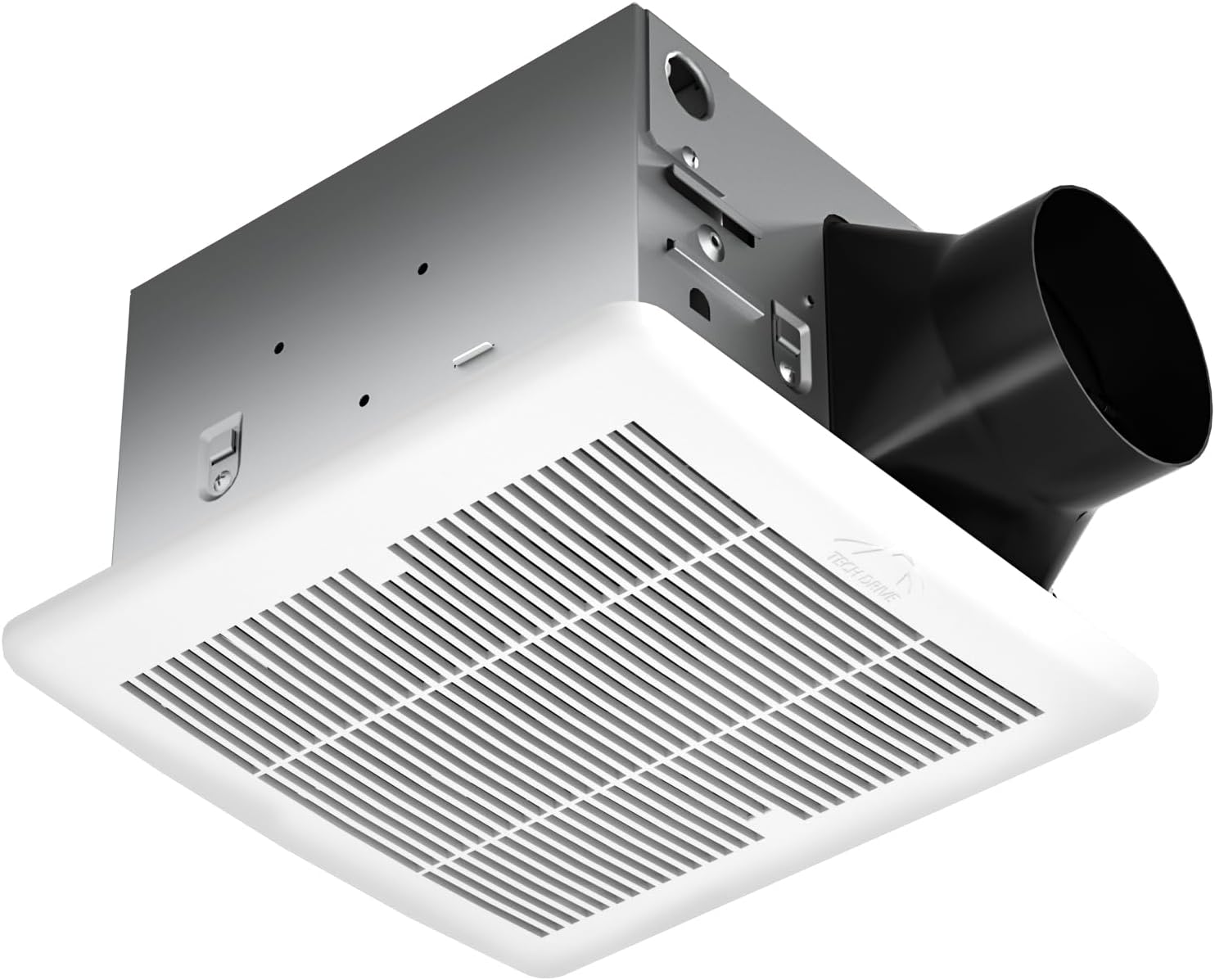 Tech Drive Bathroom Fan with Humidity Sensor,110 CFM,4 Inch Duct