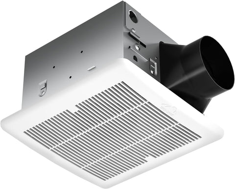 Tech Drive Bathroom Fan with Humidity Sensor,110 CFM,4 Inch Duct
