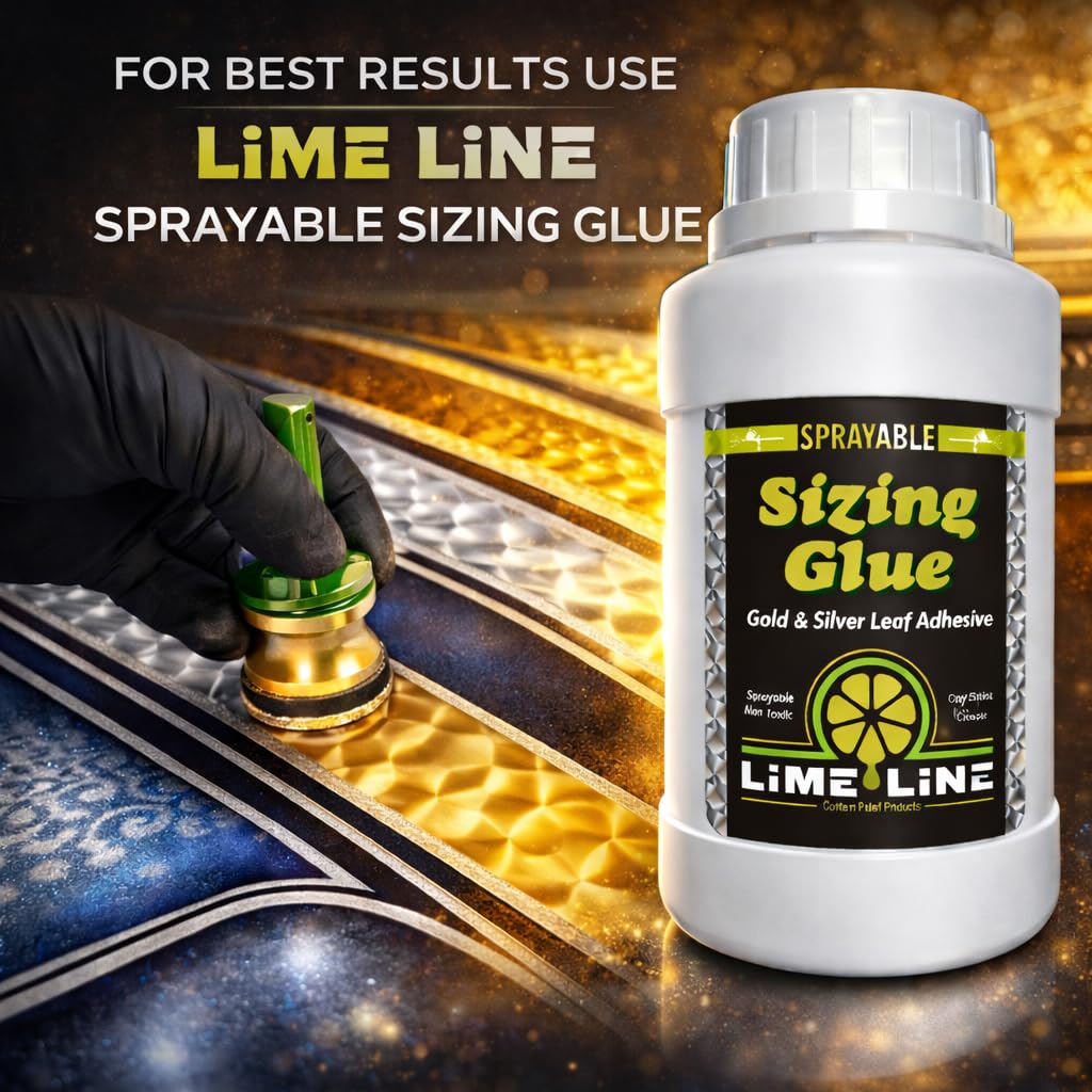LiME LiNE Spin-able Automotive Grade Metal Leafing (Roller & Duster)