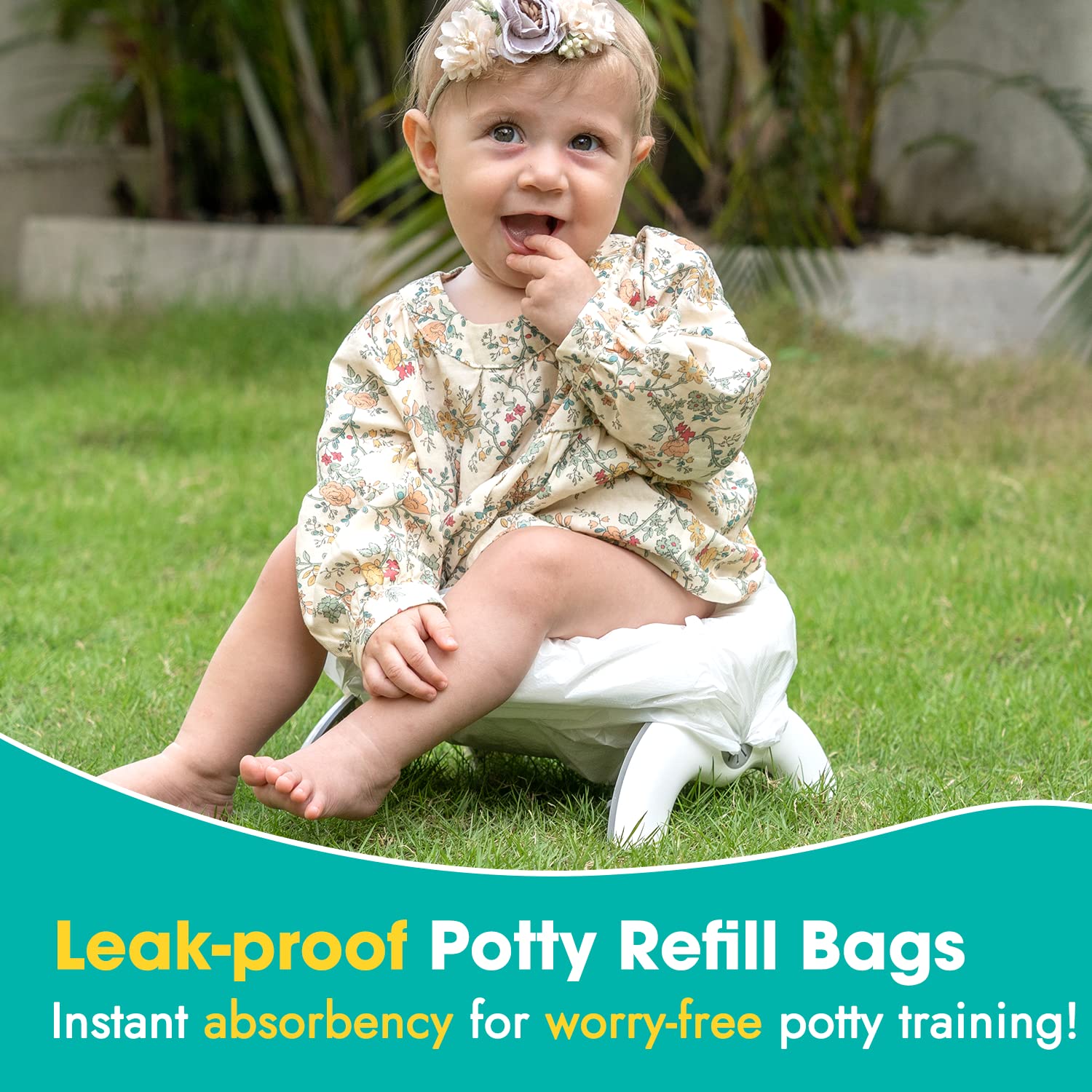 [30 Counts] Disposable Potty Liners Compatible with OXO Tot 2-in-1 Go Potty