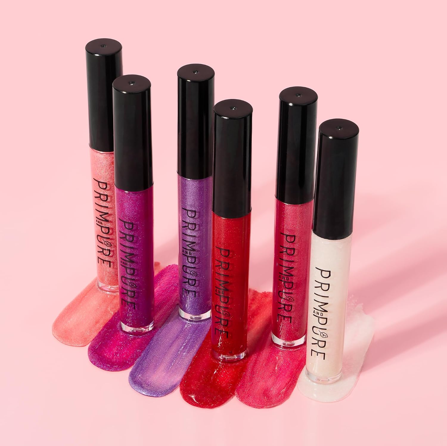Prim and Pure Mineral Play Lip Gloss Set (Pack of 5) - 100% Natural, Organic, Non-toxic Kids Lip Gloss Made in the USA