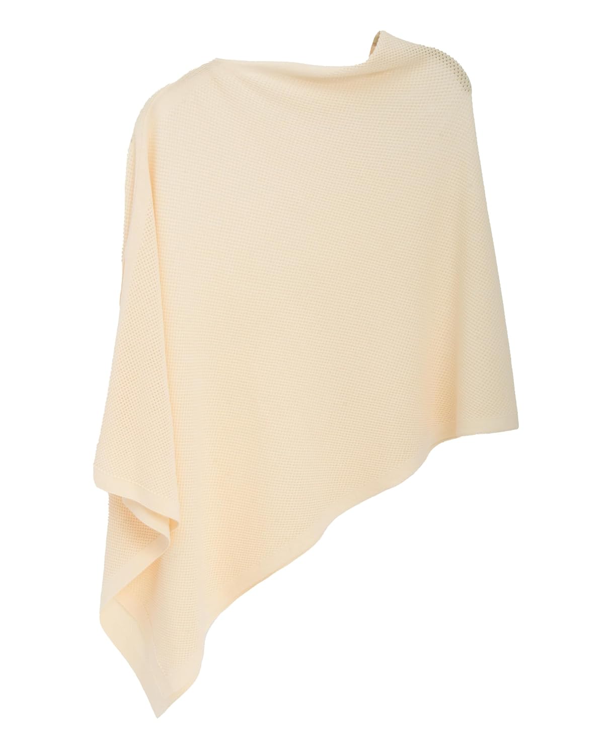 100% Cotton, Breathable Poncho Privacy Cover, Multi-Use as Car Seat Canopy, Stroller Cover, Baby Blanket - Beige
