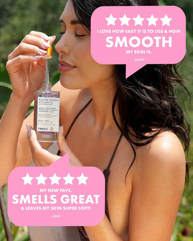 Truly Beauty Luxury After Shave Oil | Soothing Treatment for Sensitive Skin | Hyaluronic Acid & Niacinamide | Women's Hydrating Post-Shave Oil for Ingrown Hairs | Bikini Line, Underarms & Legs
