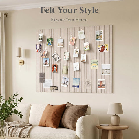 Lifewit Large Felt Bulletin Board with Self-Adhesive 36" x 36"- 9 Pack