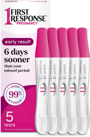 First Response Early Result Pregnancy Test, 5 Count Pack of 1
