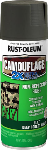 Rust-Oleum Camouflage 2X Ultra Cover Deep Forest Green Spray Paint