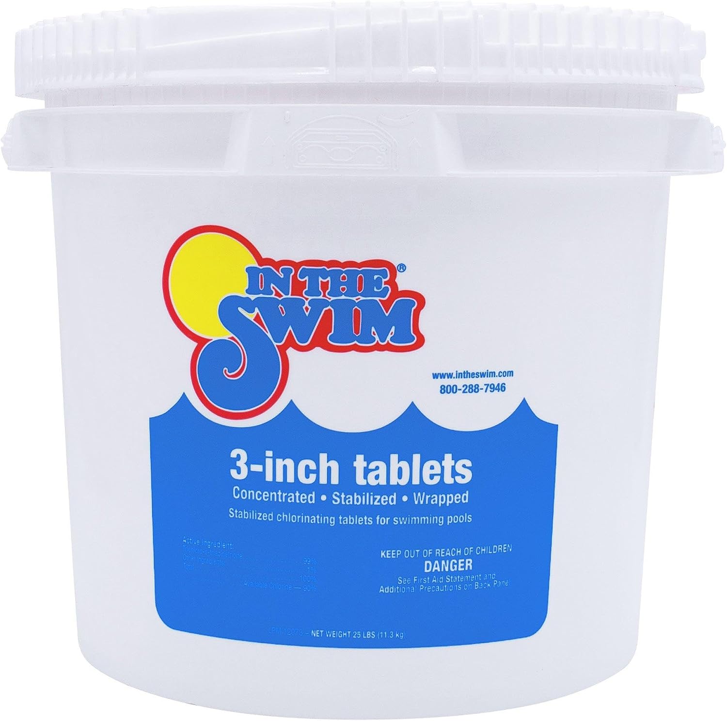 In The Swim 3 Inch Stabilized Chlorine Tablets - 25 Pounds