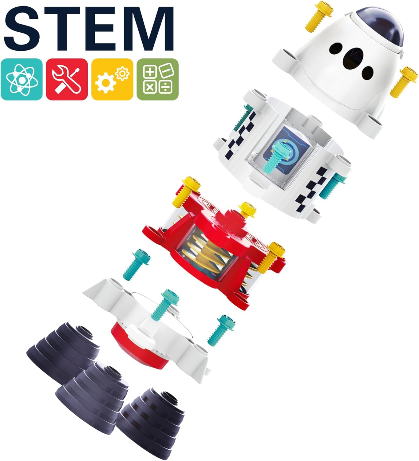 iPlay, iLearn Rocket Space Toy 3 4 5 Year Old Boys Kids Girls, Toddler STEM