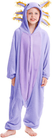 ATOZ Unisex Children Axolotl Onesie Halloween Costume Cosplay Pajamas
