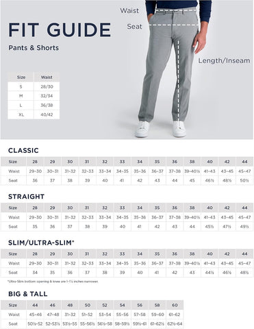 Haggar Men's E-CLO Repreve Stria Flat Front Dress Pant