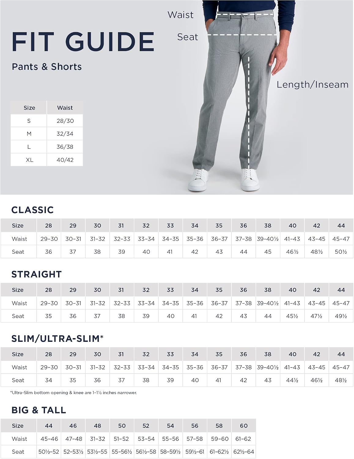 Haggar Men's Classic Fit Premium Comfort Dress Pant