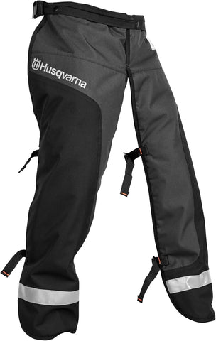 Husqvarna 587160702 Apron Chainsaw Chaps, 38-Inch, Black Apron
