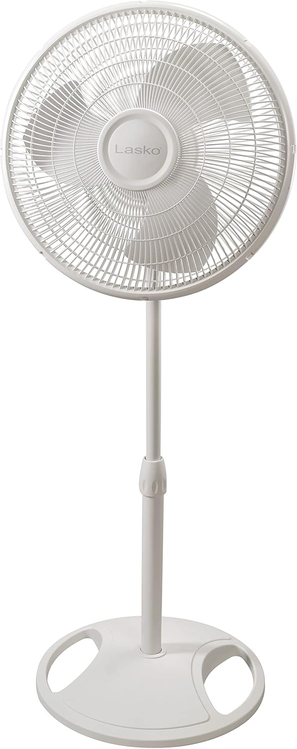 Lasko Oscillating Pedestal Fan - Adjustable to 47" - 2520 - White