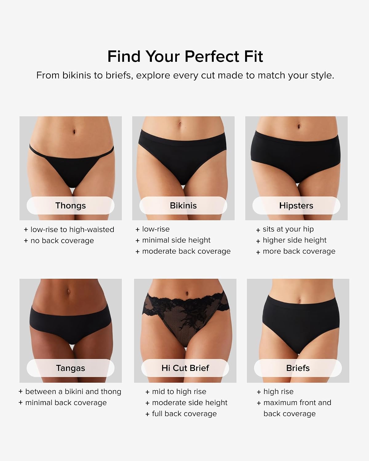 Wacoal Women's B-Smooth Seamless Hi-Cut Brief Panty, 834175