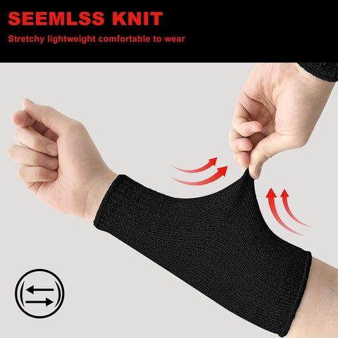 Evridwear Arm Protectors for Thin Skin and Bruising Cut Resistant Arm Sleeves Arm Guards Protective Sleeves for Men Women