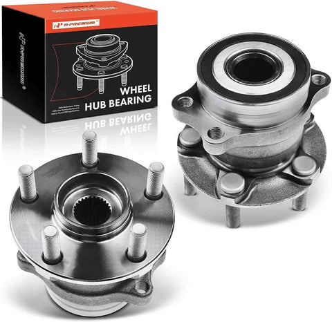 A-Premium 2 x Rear Wheel Bearing and Hub Assembly with 5-Lug