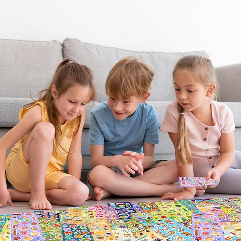 24 Sheets Stickers for Kids & Toddlers, Cute Kids Stickers Variety Pack