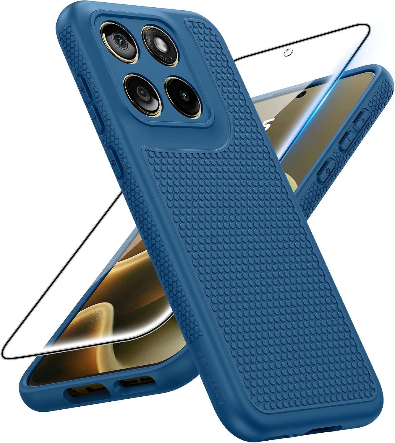 FNTCASE for Motorola Edge 2026 Case: Matte TPU Non Slip Drop Protection