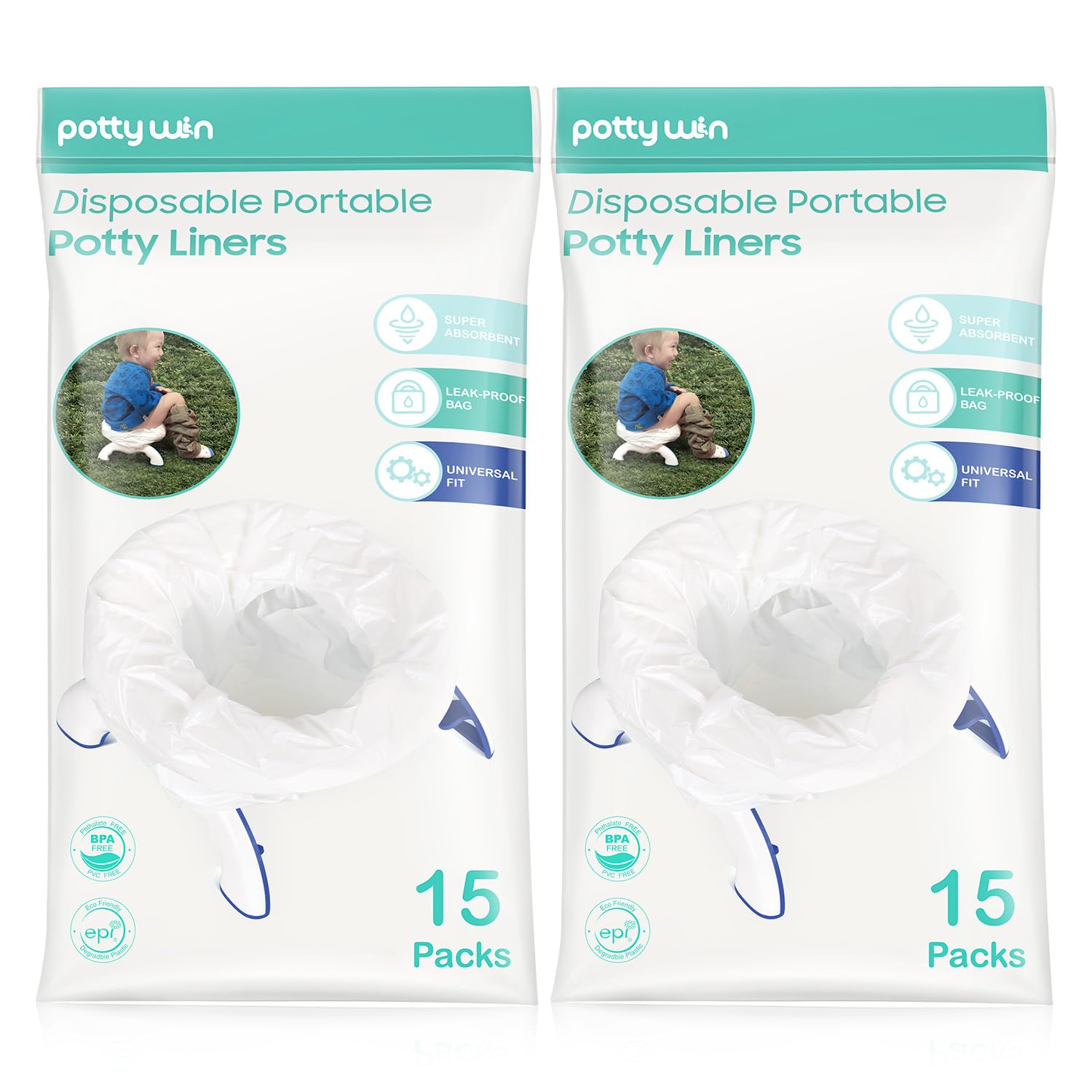 [30 Counts] Disposable Potty Liners Compatible with OXO Tot 2-in-1 Go Potty