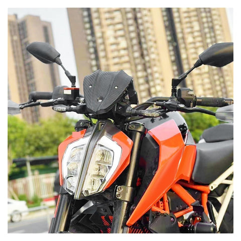 jiningxunjun Compatible with 390 Duke 390Duke Motorcycle Front Windshield Windscreen Airflow Wind Deflector Duke390 2017 2018 2019 2020 2021 2022 2023, Lavender