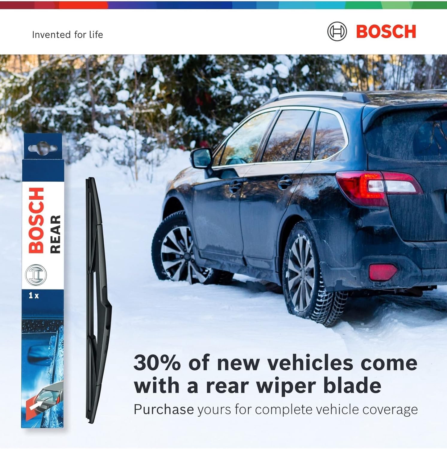 BOSCH 26A ICON Premium Beam Wiper Blade; 26" - Single
