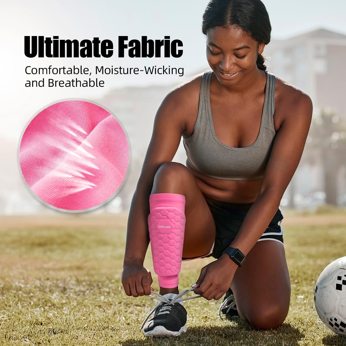 Soccer Shin Guards for Kids Youth Adults, Ski Shin Guards Sleeves for 2-18 Years Old Boys Girls Men, Calf Compression Sleeve with Honeycomb Pads, Espinilleras de Futbol para Hombres
