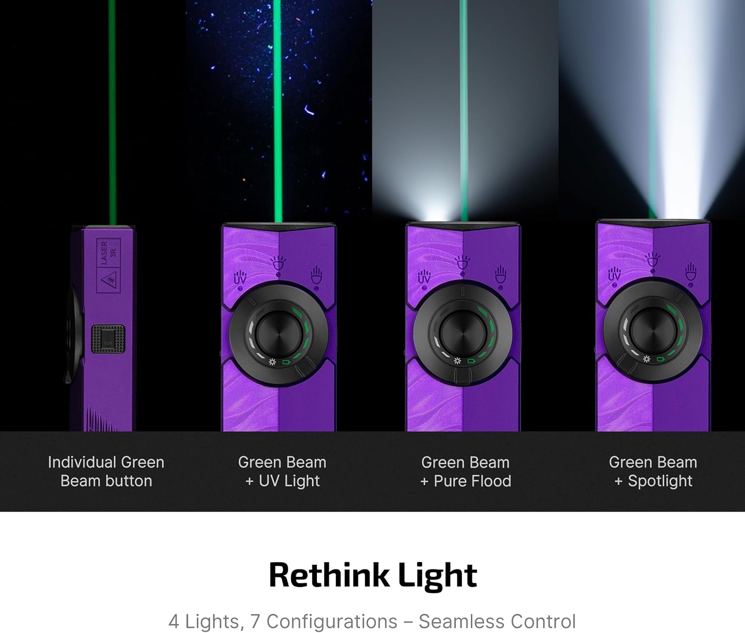 OLIGHT ArkPro EDC Flat Flashlight Rechargeable, Pocket Light, Nebula Violet
