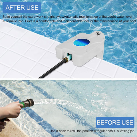 2026 Upgrade Automatic Pool Filler, Pool Water Leveler Auto Fill, Pool Auto Fill Float Valve, Water Leveler Control Sentry, Swimming Pool, Spa, Pond Water Leveler filler automatic, 5 Years Warranty