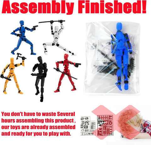 2026 New Assembly Completed-Titan 13 Action Figure,Dummy Robot 13 Action Figures Set,3D Printed Multi-Jointed Action Figures,Nova 13 Action Figure for Collectors Desktop Decorations (5pcs)