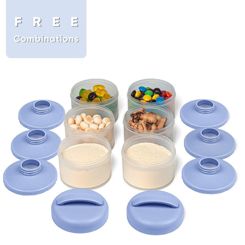 Termichy Stackable Formula Dispenser Portable: Milk Powder Container to go