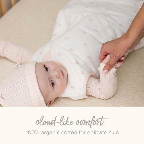 Burt's Bees Baby Baby Organic Beekeeper Infant Wearable Blanket, Unisex Swaddle
