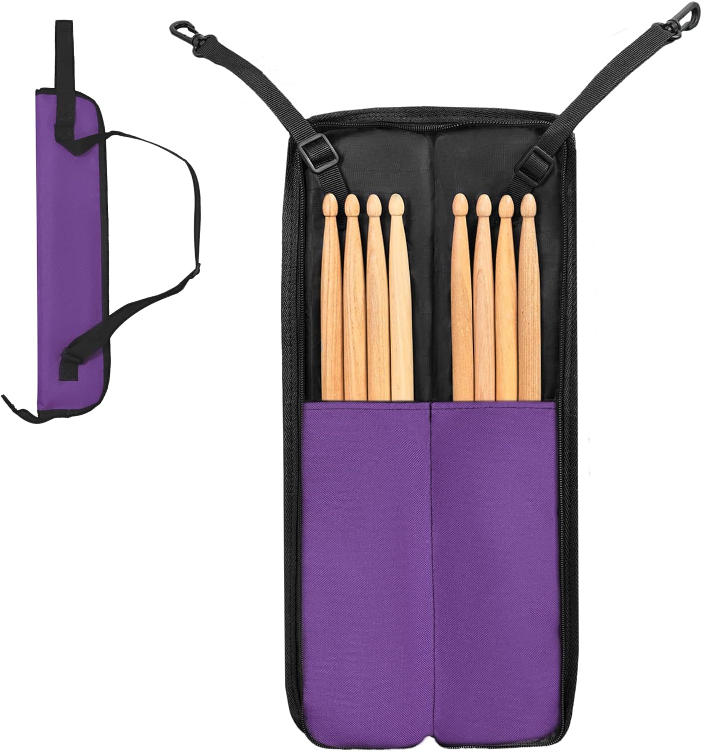 Drumstick Bag, Holds 4 pairs of drumsticks (Bag only)