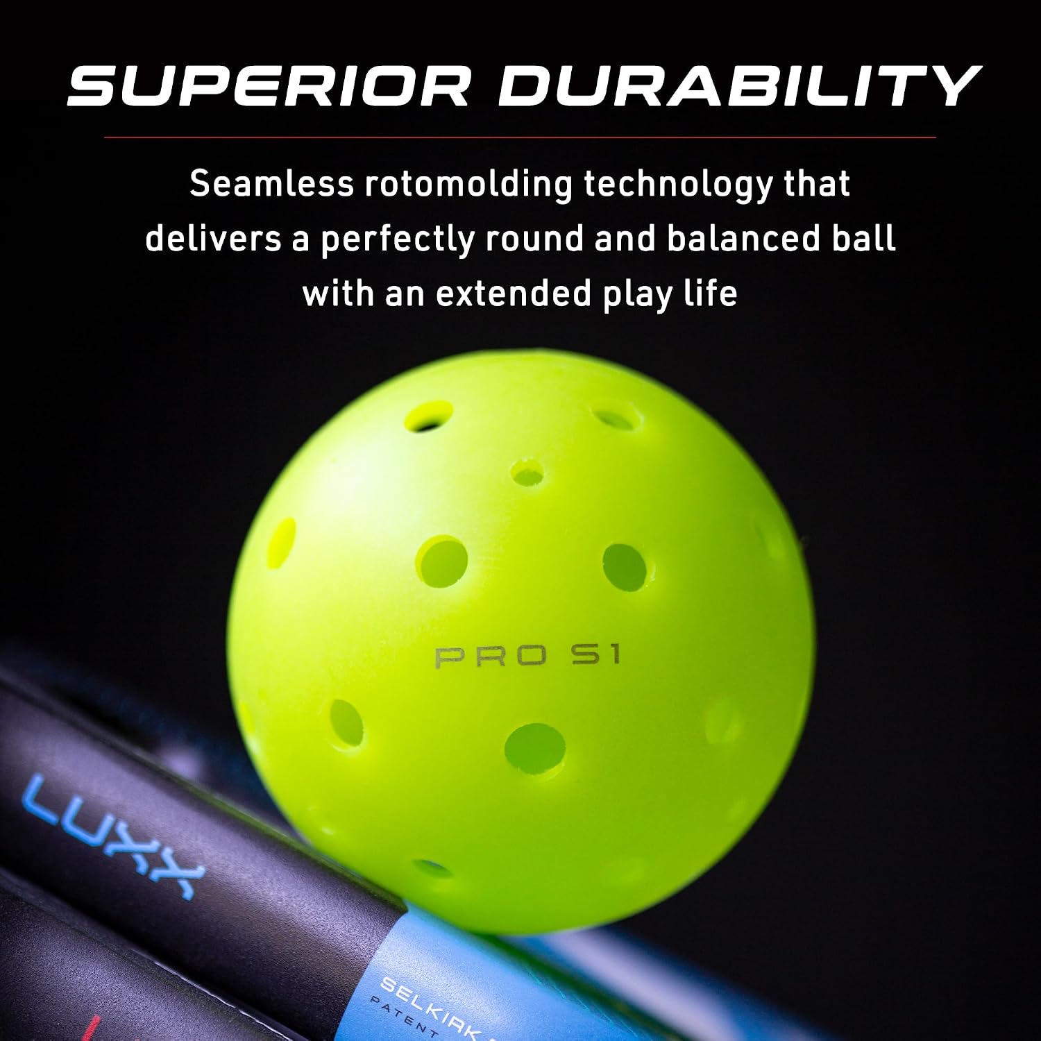 Selkirk Sport Pro S1 Outdoor Pickleballs | USAPA Approved | 4/12/100pk