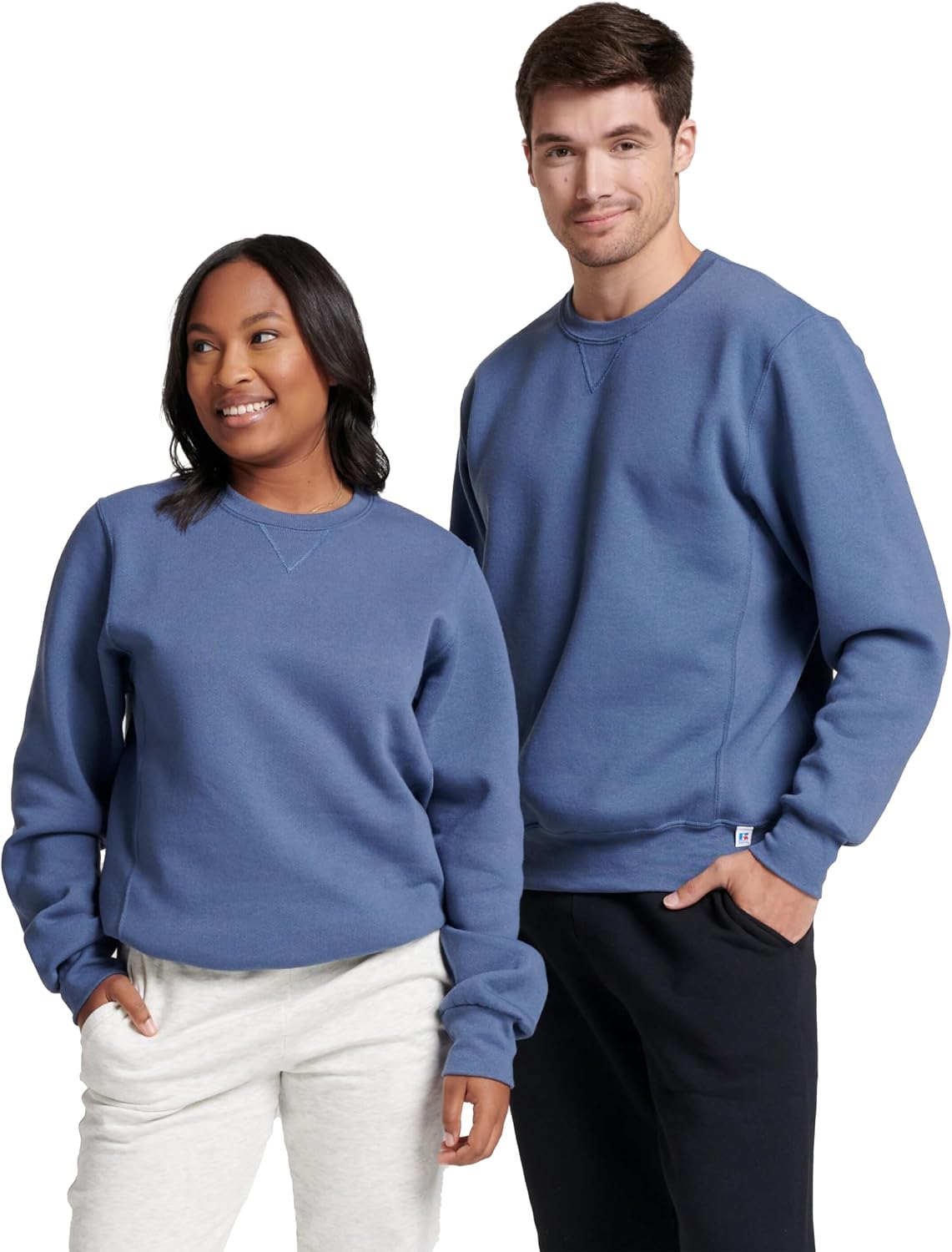 Russell Athletic Men's Dri-Power Fleece Sweatshirts, Moisture Wicking, Cotton Blend, Relaxed Fit, Sizes S-4X