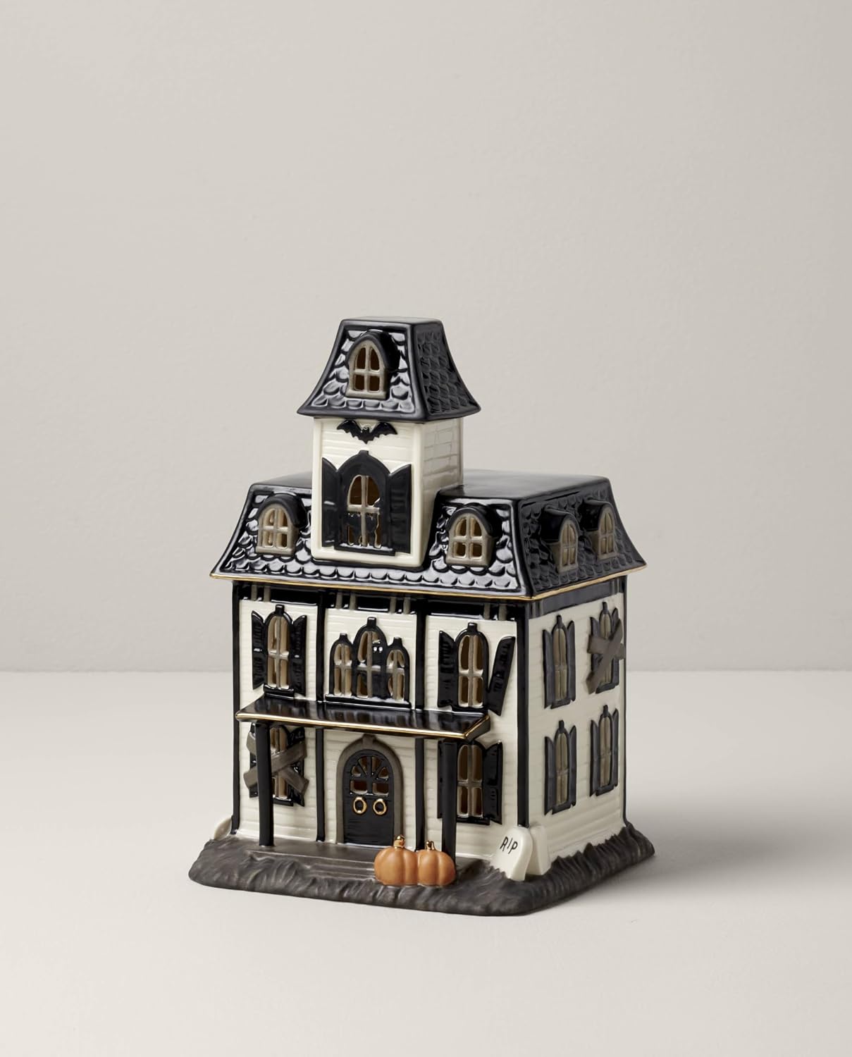 Lenox Vintage Halloween Light-Up House Figurine