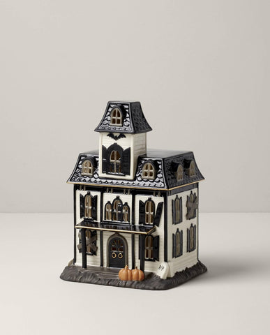 Lenox Vintage Halloween Light-Up House Figurine