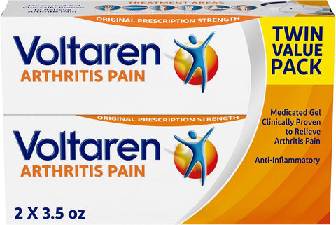 Voltaren Arthritis Pain Gel, Diclofenac Pain Relief Cream, 100 g, 2 Pack