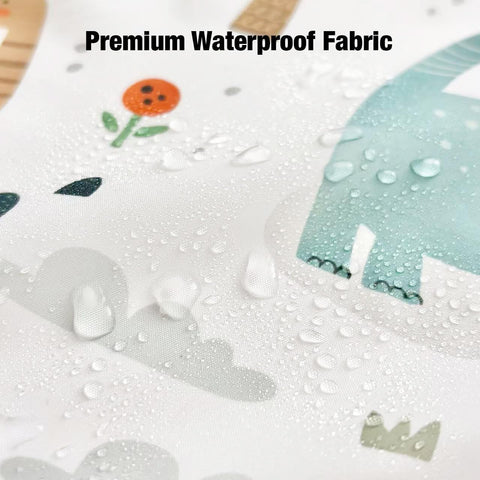 PandaEar 5 Pack Baby Long Sleeve Bibs| Waterproof Full Sleeve Bib for Baby Infant Toddler 6-36 Months