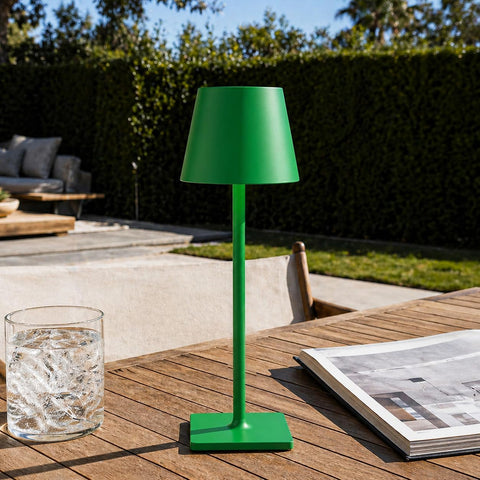 Yogaret Green Cordless Table Lamps, 6000mAh Rechargeable Battery, 2 Pack