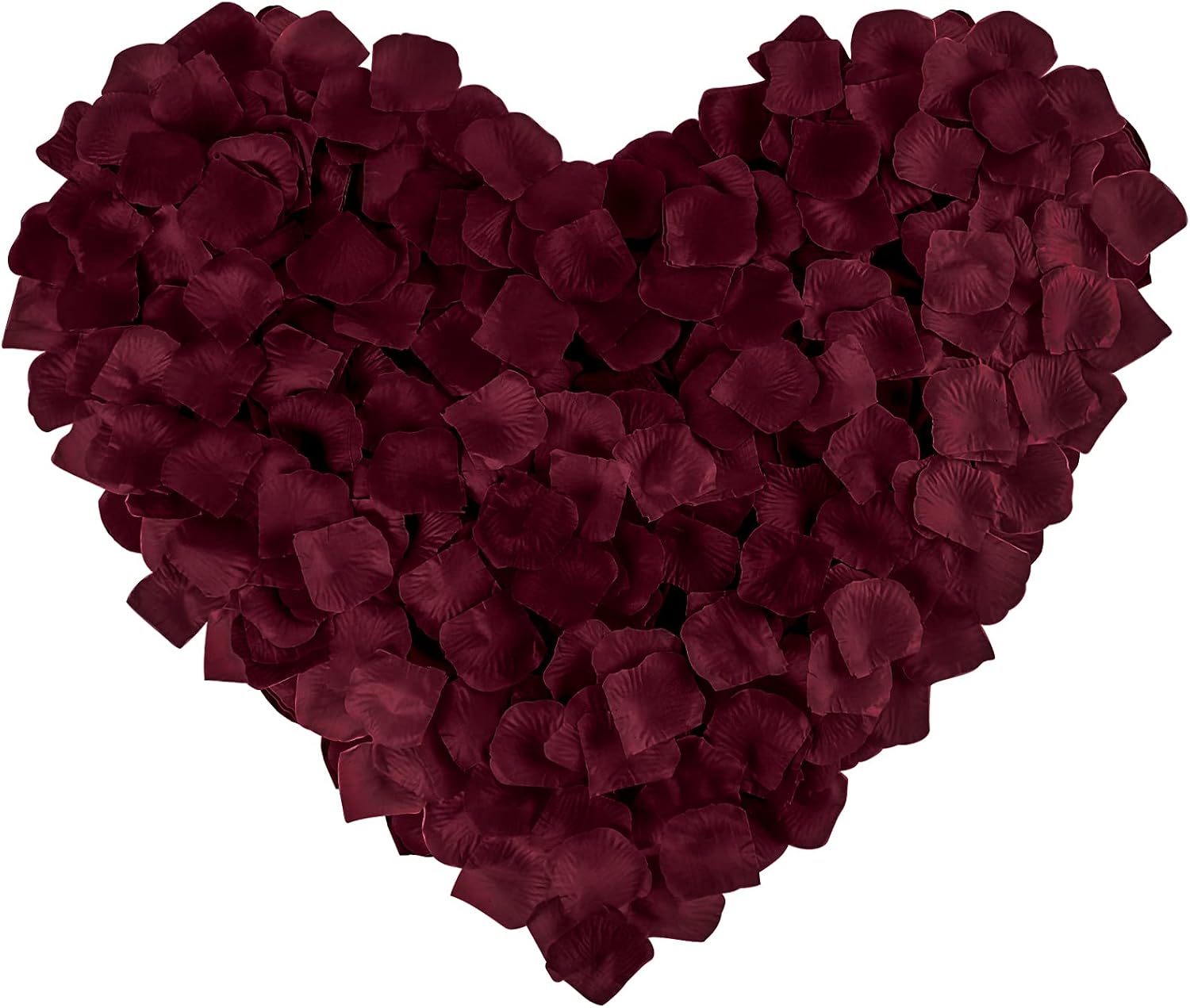 1000 Pcs Artificial Silk Rose Petals Decoration Wedding Party Color Burgundy