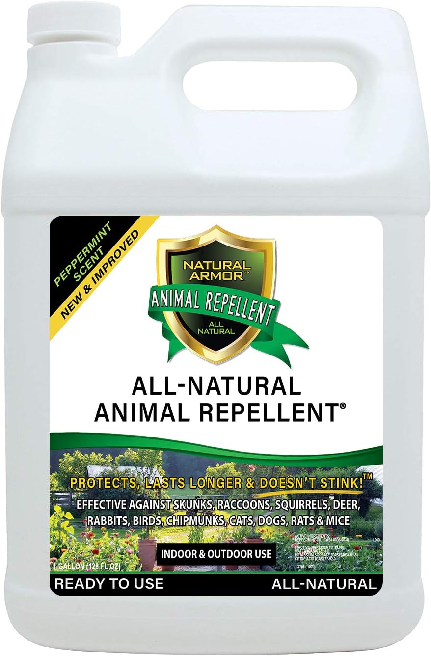Natural Armor Animal & Rodent Repellent Spray - 128 Fl Oz Gallon Refill