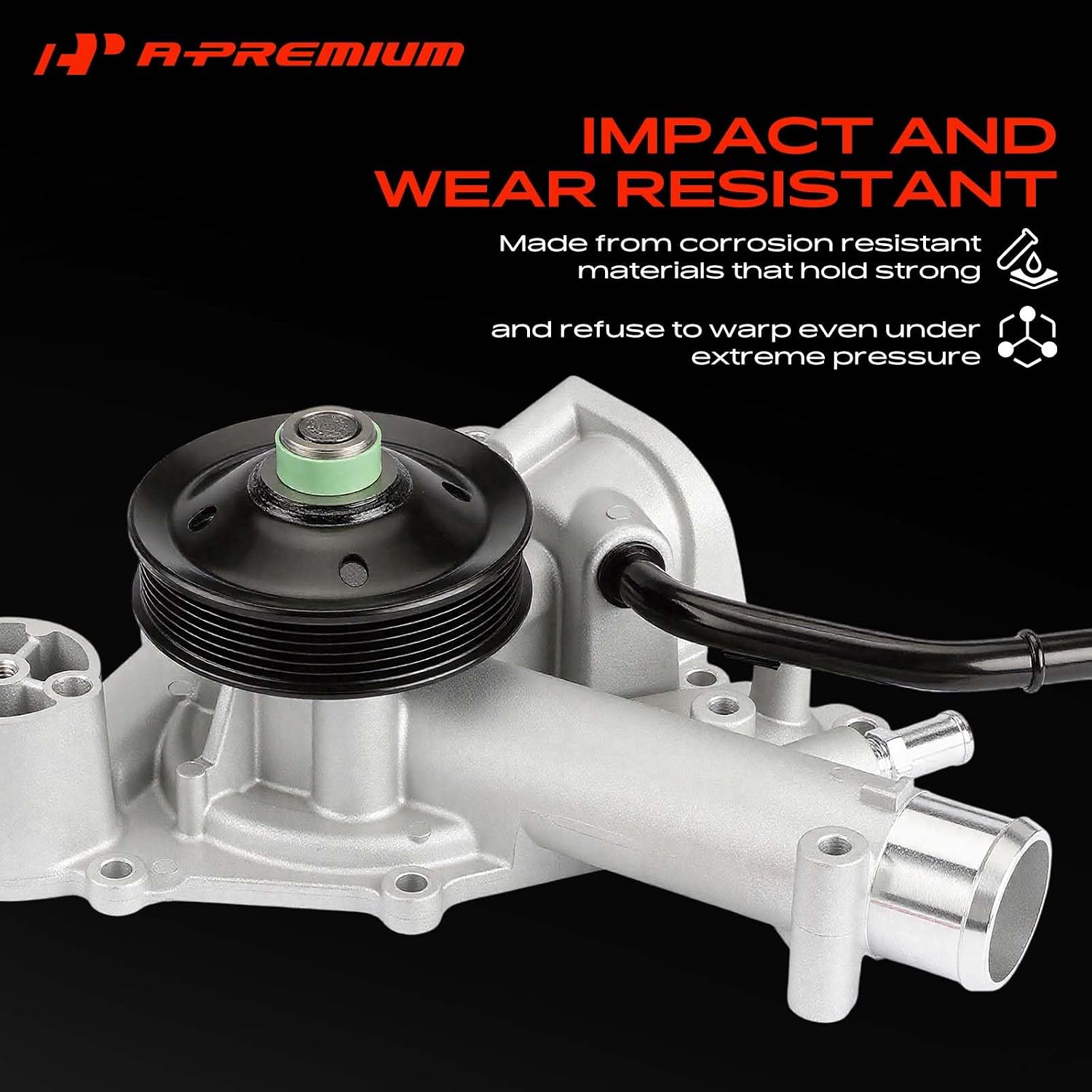 A-Premium Engine Water Pump (8Cyl 5.7L)Compatible with Dodge, Ram, Chrysler